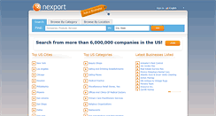 Desktop Screenshot of nexport.com